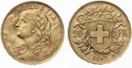 20 Franken 1947 Gold