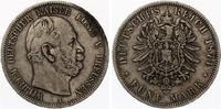 5 Mark Preussen Wilhelm I