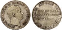 Ausbeutetaler Preussen 1851 Segen des Mansfelder Bergbaues
