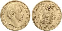 20 Mark Bayern 1874 Ludwig II