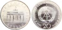 20 Mark 22. November Brandenburger Tor Silber