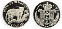 5 Dollars Niue Jaguar 1992 Silber Picture