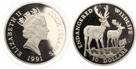 Cook Islands 1991 50 Dollars Damhirsch Picture