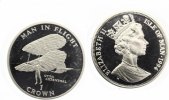 Isle of Man 1 Crown 1995 Lilienthal Silber Picture