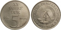 5 Mark XX Jahre DDR erhöhter Nickelanteil Picture