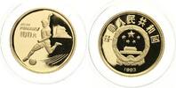 100 Yuan China 1993 Fußball - WM 1994 in den USA 10,38g Feingold