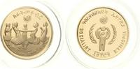 Äthiopien 4000 Birr 1980 Gold PP Jahr des Kindes 15,45g Feingold