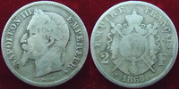 Second Empire NAPOLEON III, 2 francs 1868 BB Strasbourg, G.527 TB+