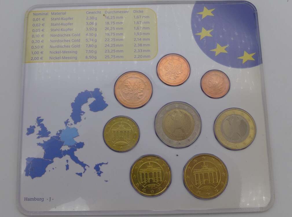 Bundesrepublik Deutschland Brd Euro J Kursm Nzensatz Euro