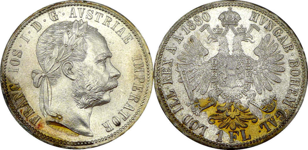 Sterreich Ungarn Florin Gulden Franz Joseph I