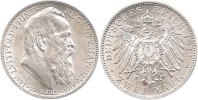 Deutschland Bayern 2 Mark J48 2 Mark Luitpold Prinzregent "D"