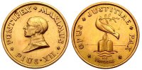 Deutschland Goldmedaille 7,94 g 900er Medaille von Heraeus auf Papst Pius XII.