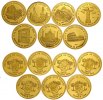 Elfenbeinküste 7 x 1500 Francs CFA Sammlung 7 Weltwunder der Neuzeit