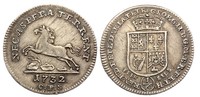 Braunschweig-Calenberg-Hannover 1/6 Taler Georg II. 1727-1760 - selten!