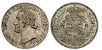 Sachsen-Coburg-Gotha 1/6 Taler Ernst II. 1844-1893