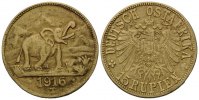 Deutsch-Ostafrika, 15 Rupien 1916 T, Elefant,