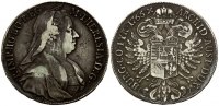 Haus Habsburg, Konventionstaler 1766 AS, Hall, Maria Theresia, 1740-1780,