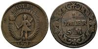 Schweden, Daler Silvermynt Karl XII., 1697-1718, Notmünze,