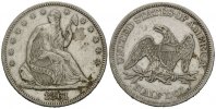 USA, Half Dollar Liberty seated,