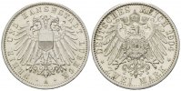 Lübeck, 2 Mark Freie und Hansestadt,