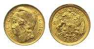 Chile, 5 Pesos 1895, Santiago. 3,02g, Republik seit 1818,