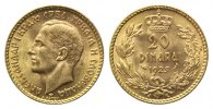 Jugoslawien, 20 Dinara 1925, 6,43g Alexander I., 1921-1934,