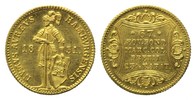 Hamburg, Dukat 1851, Altona. 3,50g, Freie und Hansestadt,