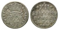 Dänemark, XII Skilling 1717 CW, Frederik IV., 1699-1730,