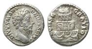 Röm. Reich, AR Denar 180, für Divus Marcus Aurelius, Commodus, 177-192,