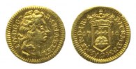 Jülich-Kleve-Berg, 1/4 Dukat 1710. 0,87g, Johann Wilhelm II. von Pfalz-Neuburg, 1679-1716,