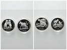 Kanada, Satz 4 x 50 Cents Silber, Little Wild Ones,