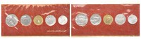 Vatikan, Kursmünzensatz 5 bis 100 Lire, Paul VI.,
