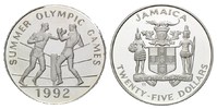 Jamaika, 25 Dollars Olympische Spiele in Barcelona 1992 - Boxen,