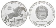 Korea, 200 Won Olympische Spiele in Barcelona 1992 - Springreiten,
