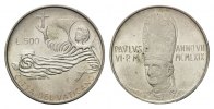 Vatikan, 500 Lire Paul VI. - Engel,