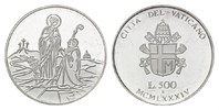 Vatikan, 500 Lire Johannes Paul II. - 2000. Geburtstag der Jungfrau Maria,