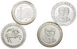 Spanien, 4x 2000 Pesetas Olympische Spiele in Barcelona 1992 (3. Ausgabe),