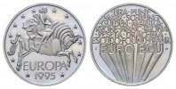 Europa, Neusilber-Medaille Europa auf dem Stier