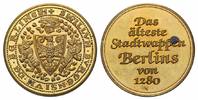 Deutschland, Bronze-Medaille Das älteste Stadtwappen Berlins von 1280,