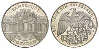 Deutschland, Neusilber-Medaille Schloss Sanssouci in Potsdam,