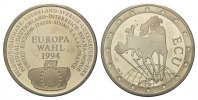 Europa, Neusilber-Medaille Gedenkprägung auf die Europawahl 1994