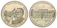 Deutschland, Neusilber-Medaille Die Präsidenten der Bundesrepublik Deutschland - Johannes Rau,
