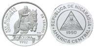 Nicaragua, 10000 Cordobas Olympische Spiele in Barcelona 1992 - Springreiten,