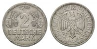 BRD, 2 Mark Ähren / Weinblatt,