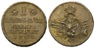 Brandenburg-Preussen, Messing-Passiergewicht zu 1 Louis d´or, Friedrich II. der Große, 1740-1786,