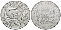 Somalia, 1000 Shillings African Wildlife - Elefant,
