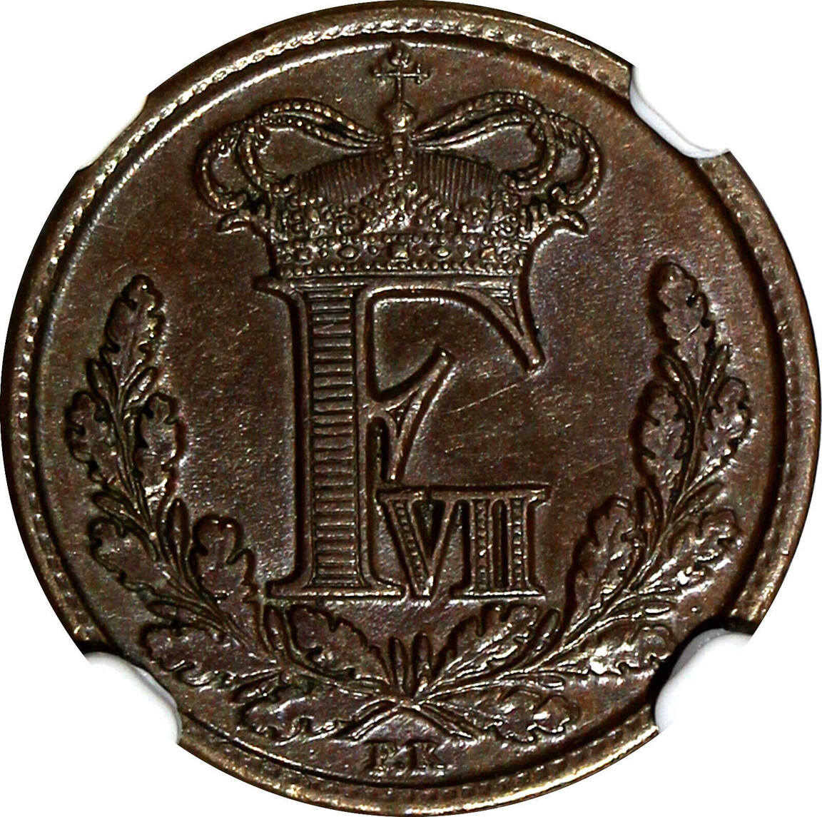 1 2 Rigsbankskilling Denmark Frederik VII 1852 FK VS NGC MS62 BN KM