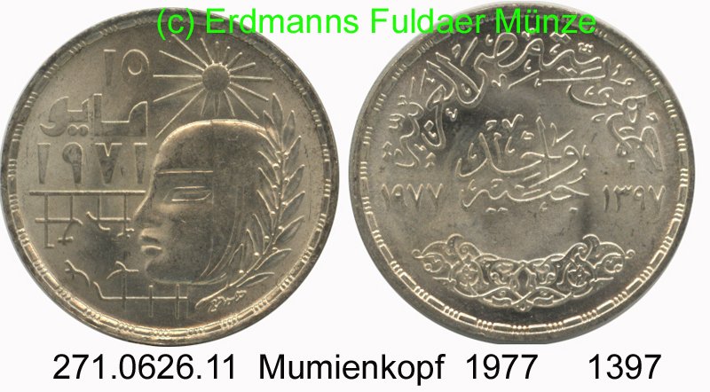  - 271.0626.11-egy-1977-mumienkopf-1-pound