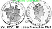 Cook Islands 50 Dollars 1991 PP  . *200 Kaiser Maximilian  43,50 EUR 
