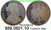 Deutschland Frankfurt Vereinstaler 1860 PP AKS8 Nachpr&auml;gung . 889.0601.10  25,00 EUR 
